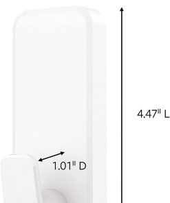 Alternative view of Command 10 lb XL Heavyweight Hook. 2 Wall Hooks and 6 Strips. Damage-Free Hanging with Adhesive. Heavy Duty Hanging Great for Back to School Dorm Organizers